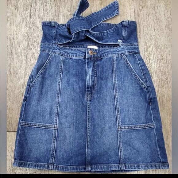 NWOT Jonathan Simkhai Jean Skirt - Picture 5 of 8